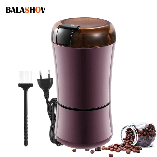 Mini Electric Coffee Grinder Powerful Cafe Grass Nuts Herbs Grains Pepper Tobacco Spice Flour Mill Coffee Beans Grinder Machine