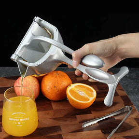 Manual Juice Squeezer Aluminum Alloy Hand Pressure Juicer Pomegranate Orange Lemon Sugar Cane Juice Kitchen Bar Fruit Tools – 700g